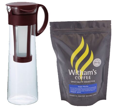 HARIO® – COLD BREW POT (1L) + Bag of Coffee (500g) Bundle